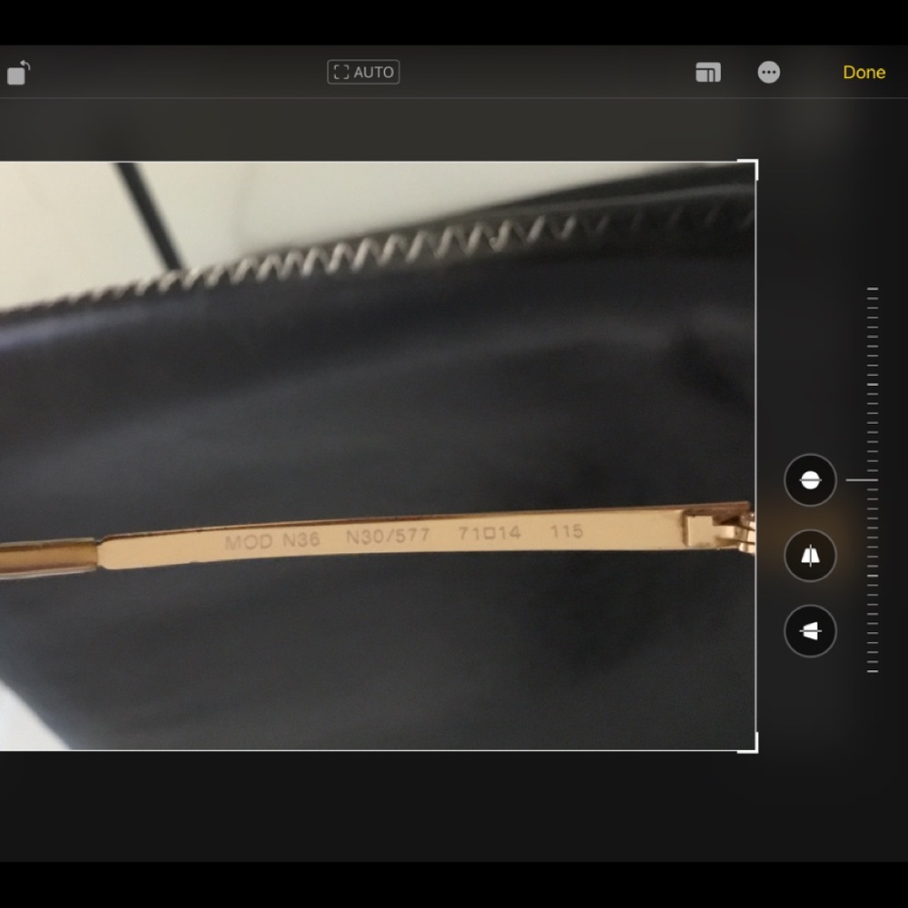 Versace Vintage Gold Rim Sunglasses - Picture 6 of 7